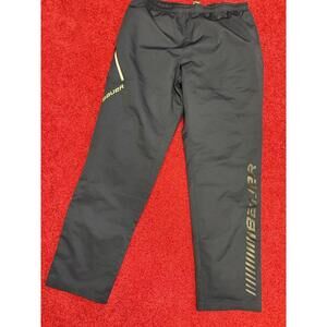 Mens Bauer warm up training pants pocketed lined size Large